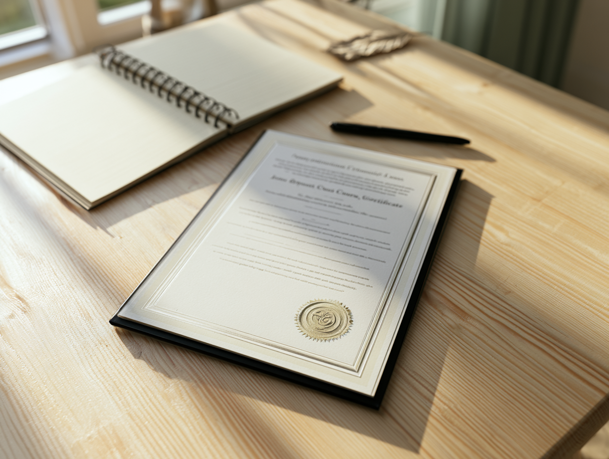 Certificado de formación